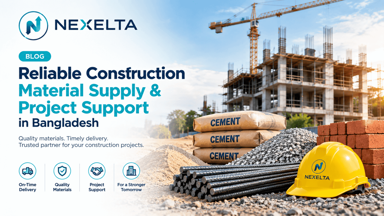 Reliable Construction Material Supply & Project Support in Bangladesh